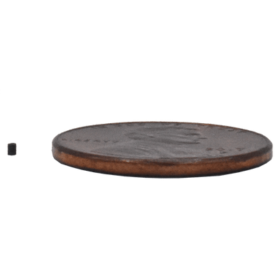 Parylene-coated cylindrical medical magnet