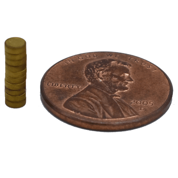 Titanium Nitride-coated magnet