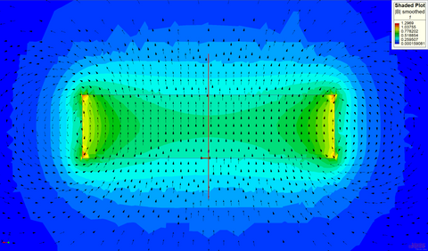 Pyramid magnet with focused field at the tip